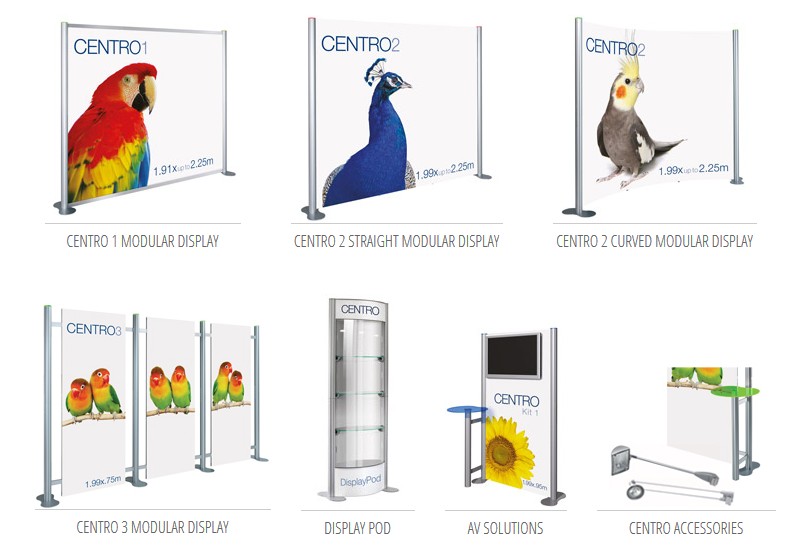 Modular Display Stands by Centro